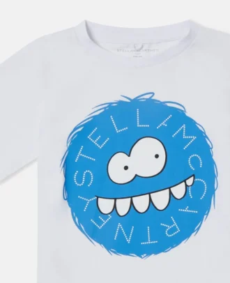 T-shirt med monstergrafik