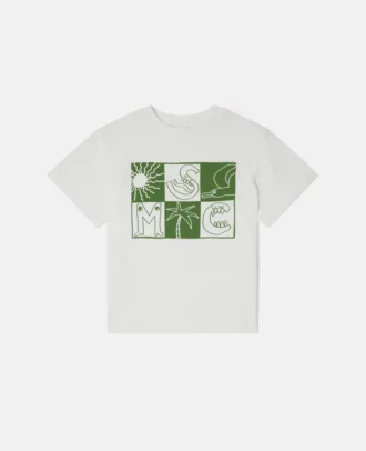 T-shirt med märkeslogotyp