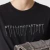 T-shirt med rund hals och broderad logotyp T-shirt med rund hals och broderad logotyp