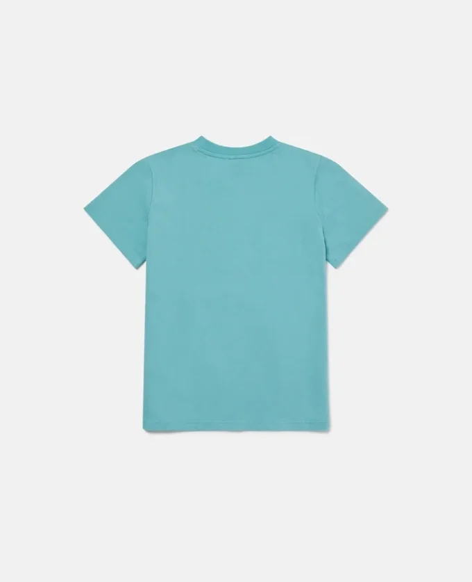 T-shirt med rund hals och grafiskt tryck med groda T-shirt med rund hals och grafiskt tryck med groda