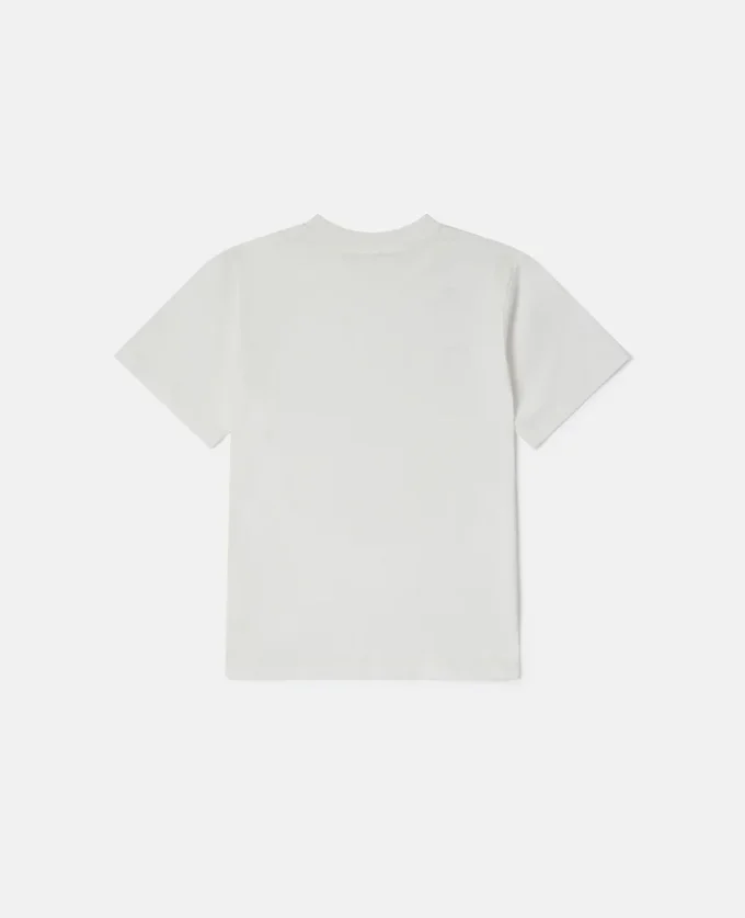 T-shirt med rund hals och grafiskt tryck med groda T-shirt med rund hals och grafiskt tryck med groda
