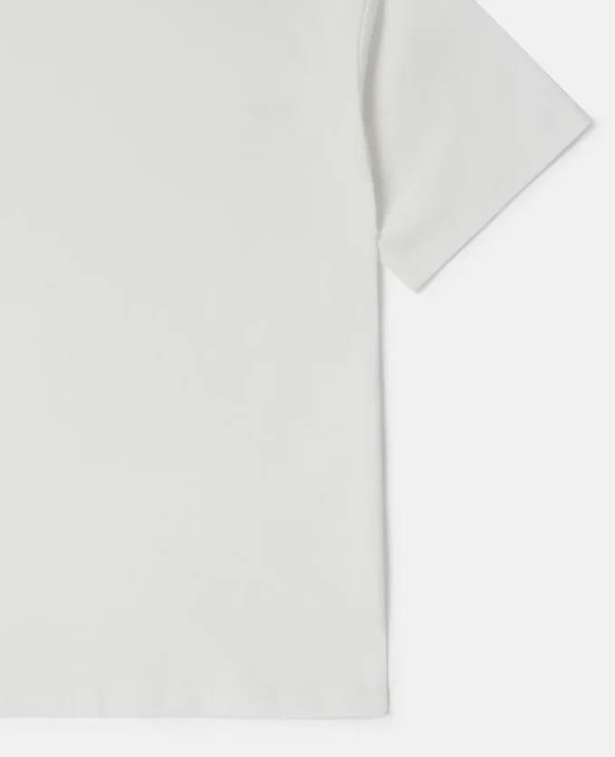 T-shirt med rund hals och grafiskt tryck med groda T-shirt med rund hals och grafiskt tryck med groda