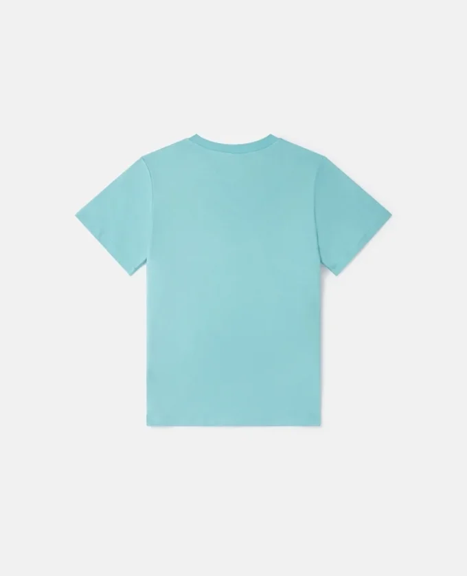 T-shirt med rund hals och tryck av magiska kaniner T-shirt med rund hals och tryck av magiska kaniner