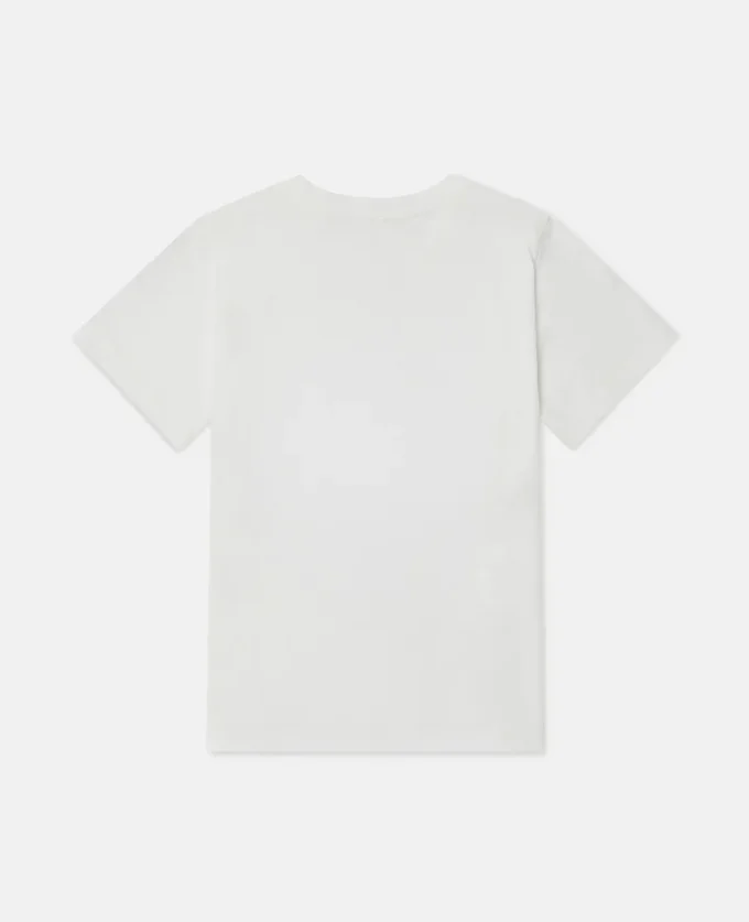 T-shirt med stjärntryck