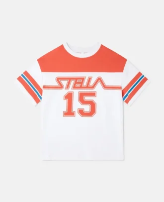 T-shirt med varsity-logotyp