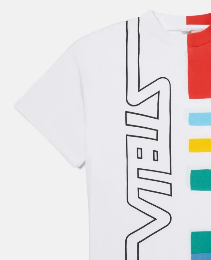 T-shirt med varsity-logotyp