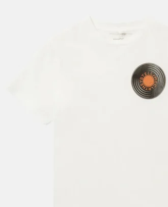 T-shirt med vinylmotiv