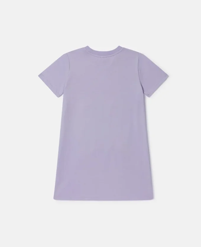 T-shirtklänning med stjärngrafik och fransar T-shirtklänning med stjärngrafik och fransar