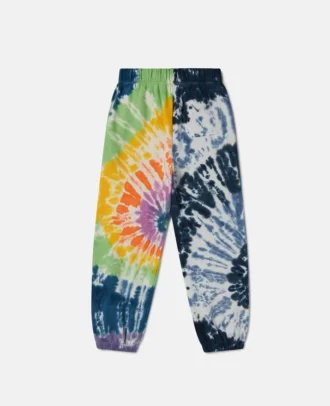 Tie-Dye-mönstrade sweatpants