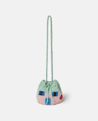 Toadstool House virkad crossbody-väska