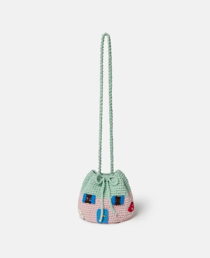 Toadstool House virkad crossbody-väska Toadstool House virkad crossbody-väska