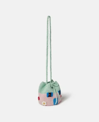 Toadstool House virkad crossbody-väska