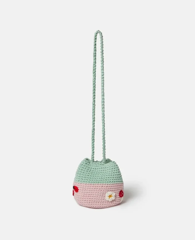 Toadstool House virkad crossbody-väska Toadstool House virkad crossbody-väska