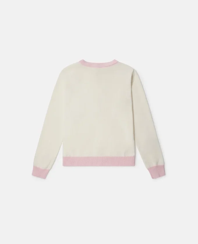 Toadstool stickad kofta med rund hals Toadstool stickad kofta med rund hals