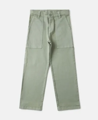 Tonal jeans med raka ben