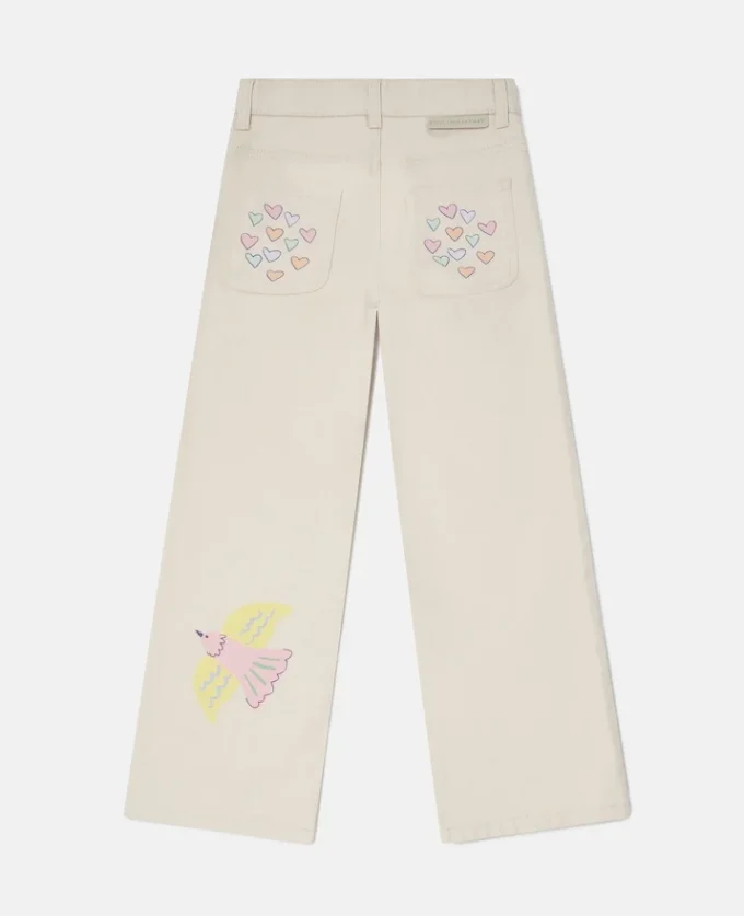 Tonal jeans med raka ben Tonal jeans med raka ben