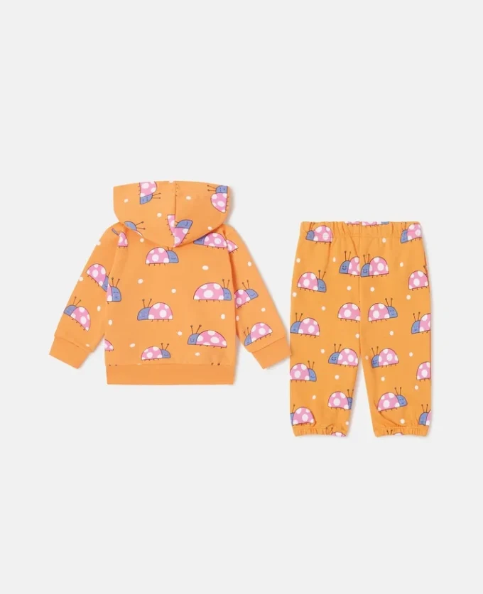 Tracksuitset med nyckelpigetryck Tracksuitset med nyckelpigetryck