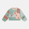 Tröja med broderad logotyp och ballongärmar Tröja med broderad logotyp och ballongärmar