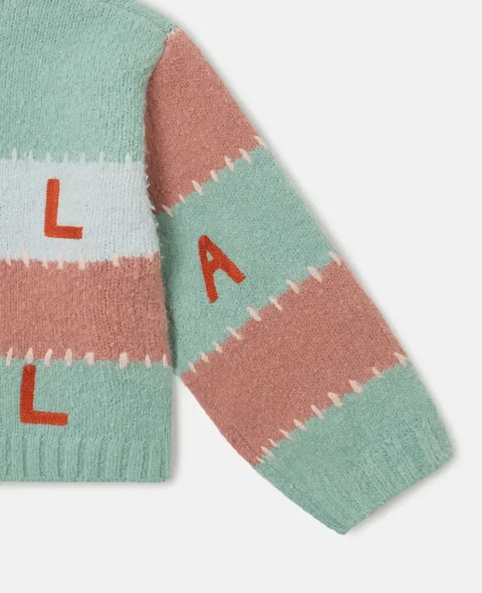 Tröja med broderad logotyp och ballongärmar Tröja med broderad logotyp och ballongärmar