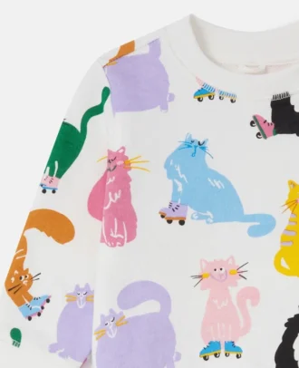 Tröja med kattmotiv