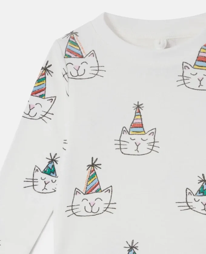 Tröja med kattmotiv