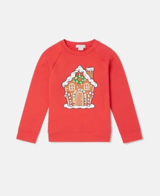 Tröja med pepparkakshusmotiv