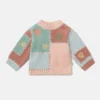Tröja med rund hals och broderat motiv