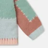 Tröja med rund hals och broderat motiv