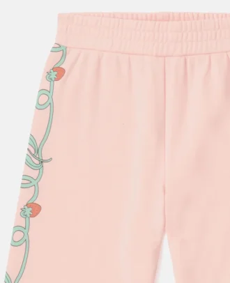 Träningsoverall med blommig grafik
