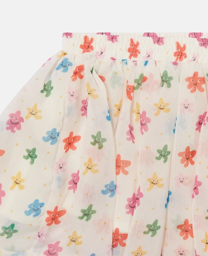 Tullkjol med blommönster Tullkjol med blommönster