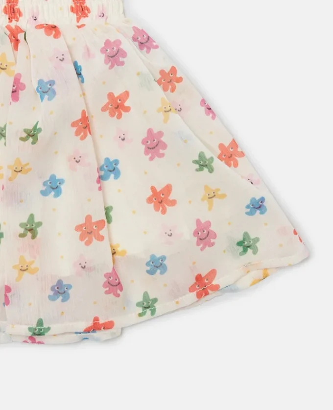 Tullkjol med blommönster Tullkjol med blommönster