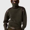 Turtleneck-tröja med ormpanel Turtleneck-tröja med ormpanel