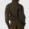 Turtleneck-tröja med ormpanel Turtleneck-tröja med ormpanel