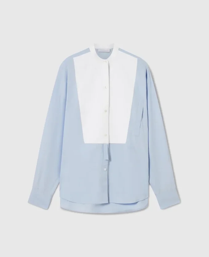Tuxedo Bib Poplin-skjorta Tuxedo Bib Poplin-skjorta