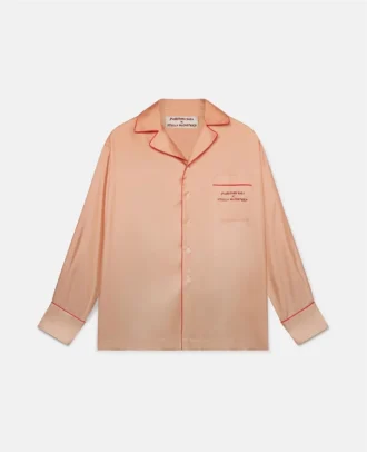 Twins I Print Silk Twill Shirt