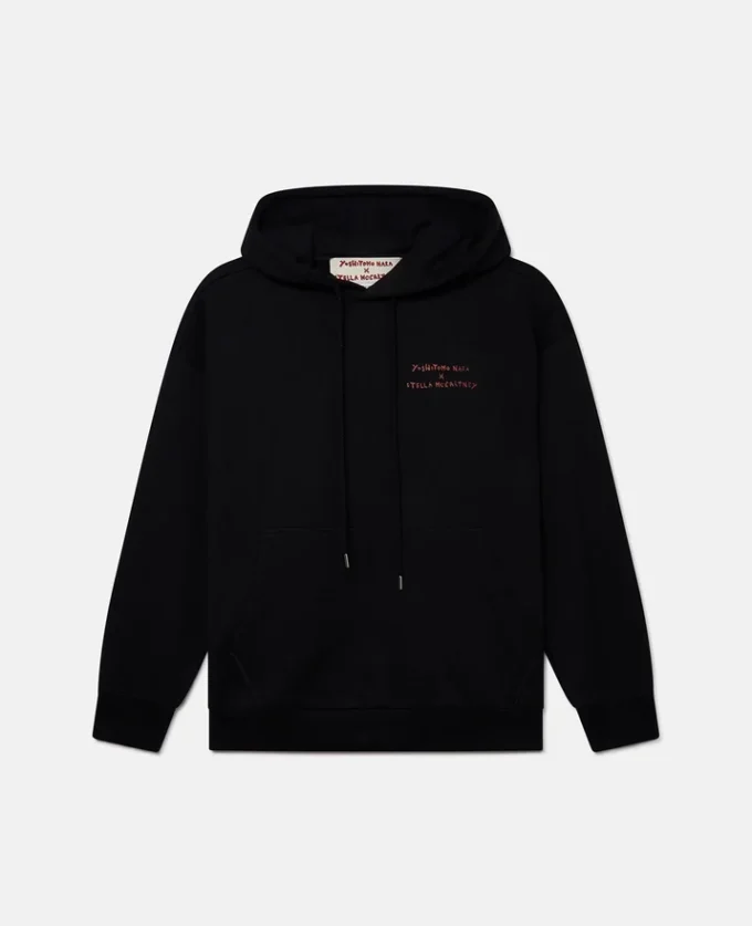 Twins II-tryckt hoodie