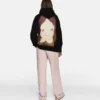 Twins II-tryckt hoodie