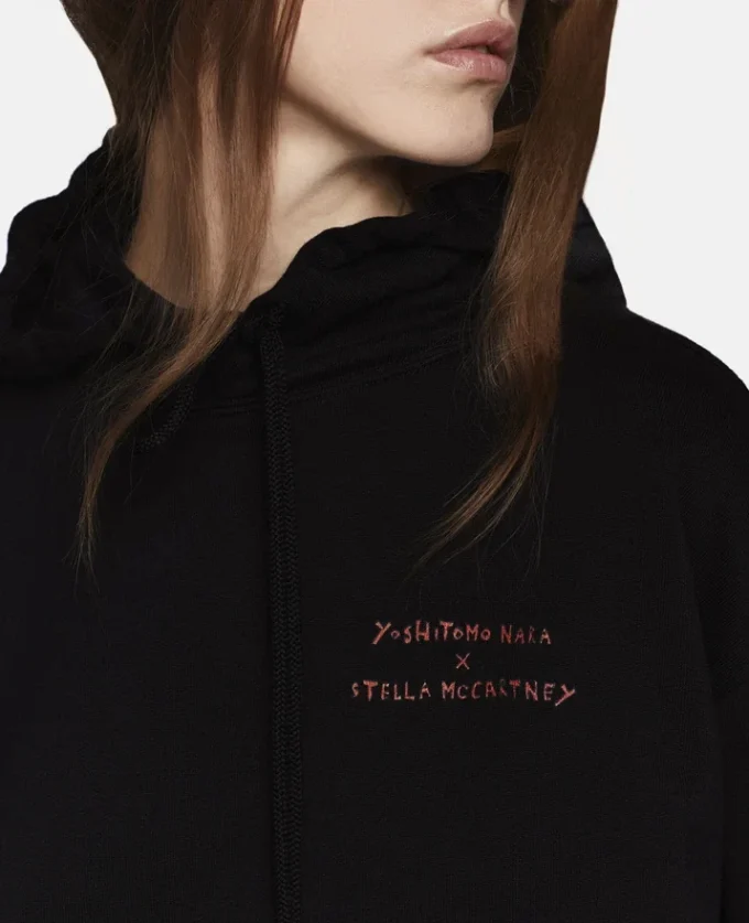 Twins II-tryckt hoodie