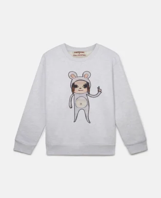 Untitled Bunny Girl broderad tröja