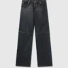 Vaxade jeans med raka ben