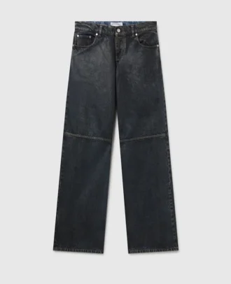 Vaxade jeans med raka ben