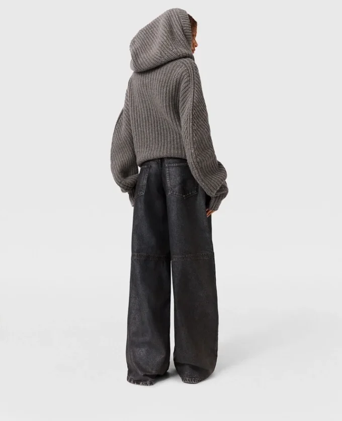 Vaxade jeans med raka ben