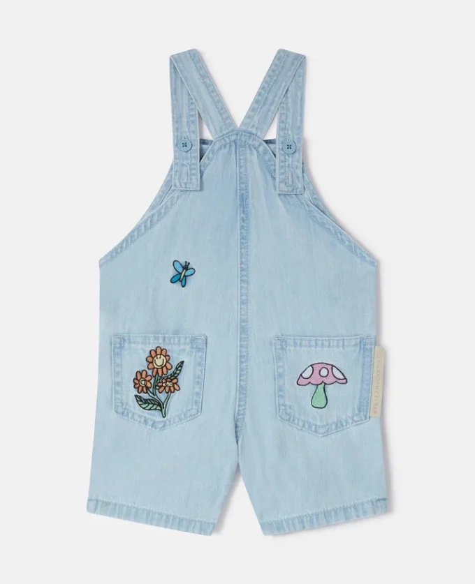 Woodland Friends Denim Dungarees