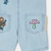 Woodland Friends Denim Dungarees