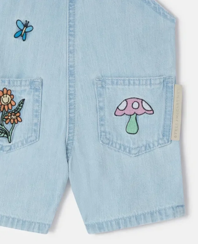 Woodland Friends Denim Dungarees