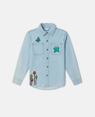 Woodland Friends denimskjorta