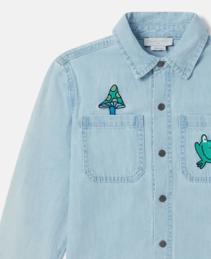 Woodland Friends denimskjorta Woodland Friends denimskjorta