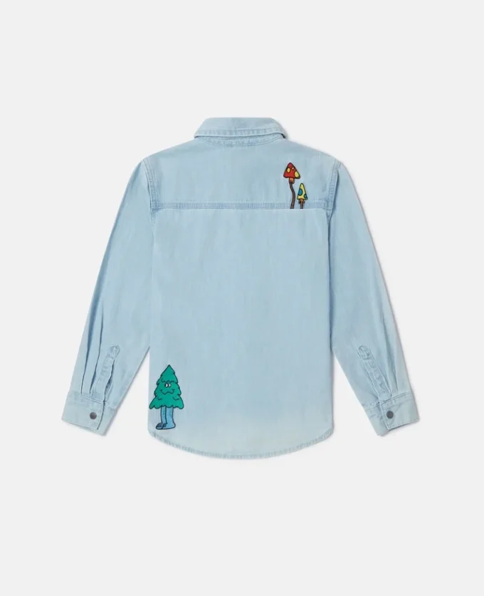 Woodland Friends denimskjorta Woodland Friends denimskjorta
