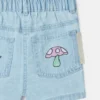 Woodland Friends elastiska jeansshorts
