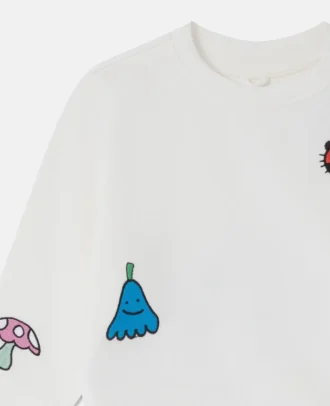 Woodland Friends tröja med rund hals